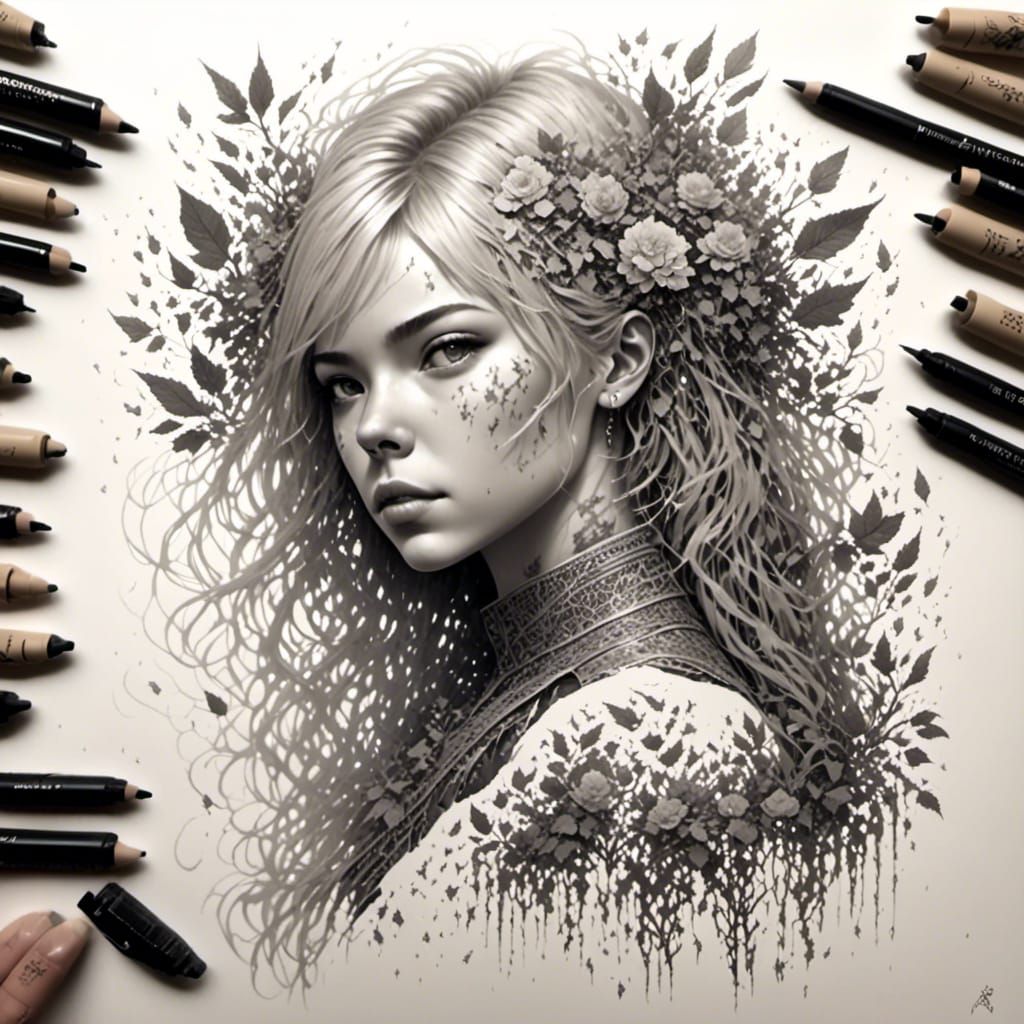 Asemic Writing Letter on Formal Stationery