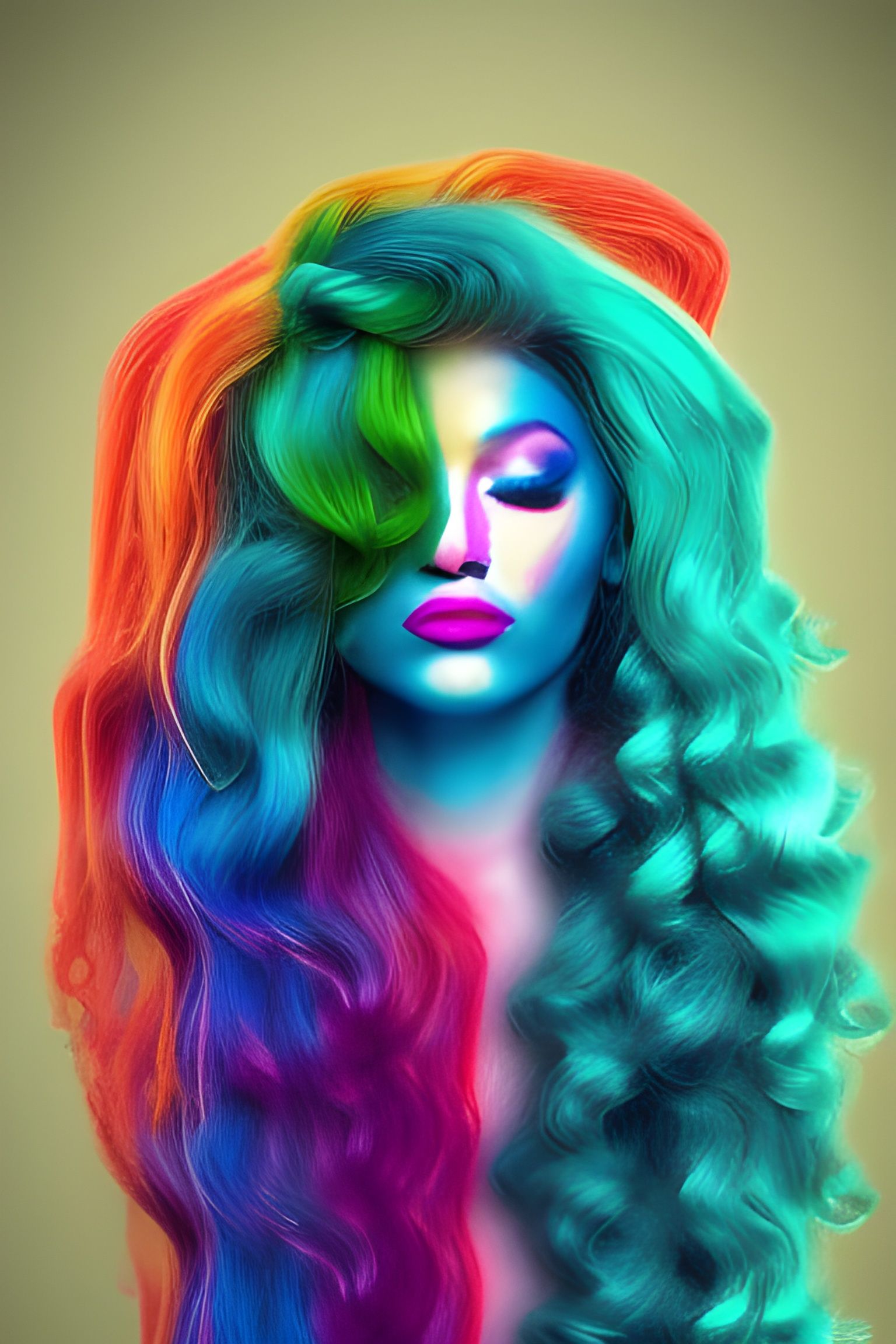 Colorful portrait #2