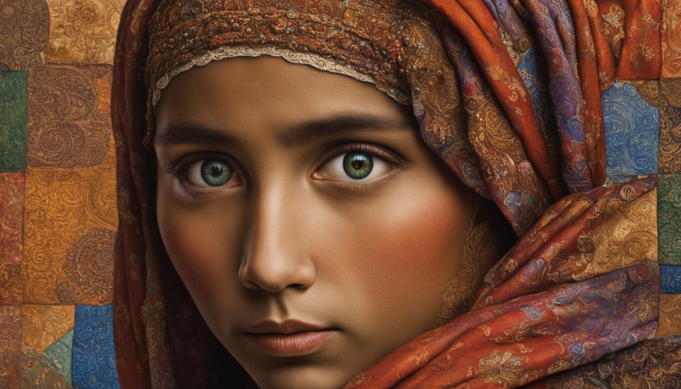 Renaissance Woman with Ermine Portrait