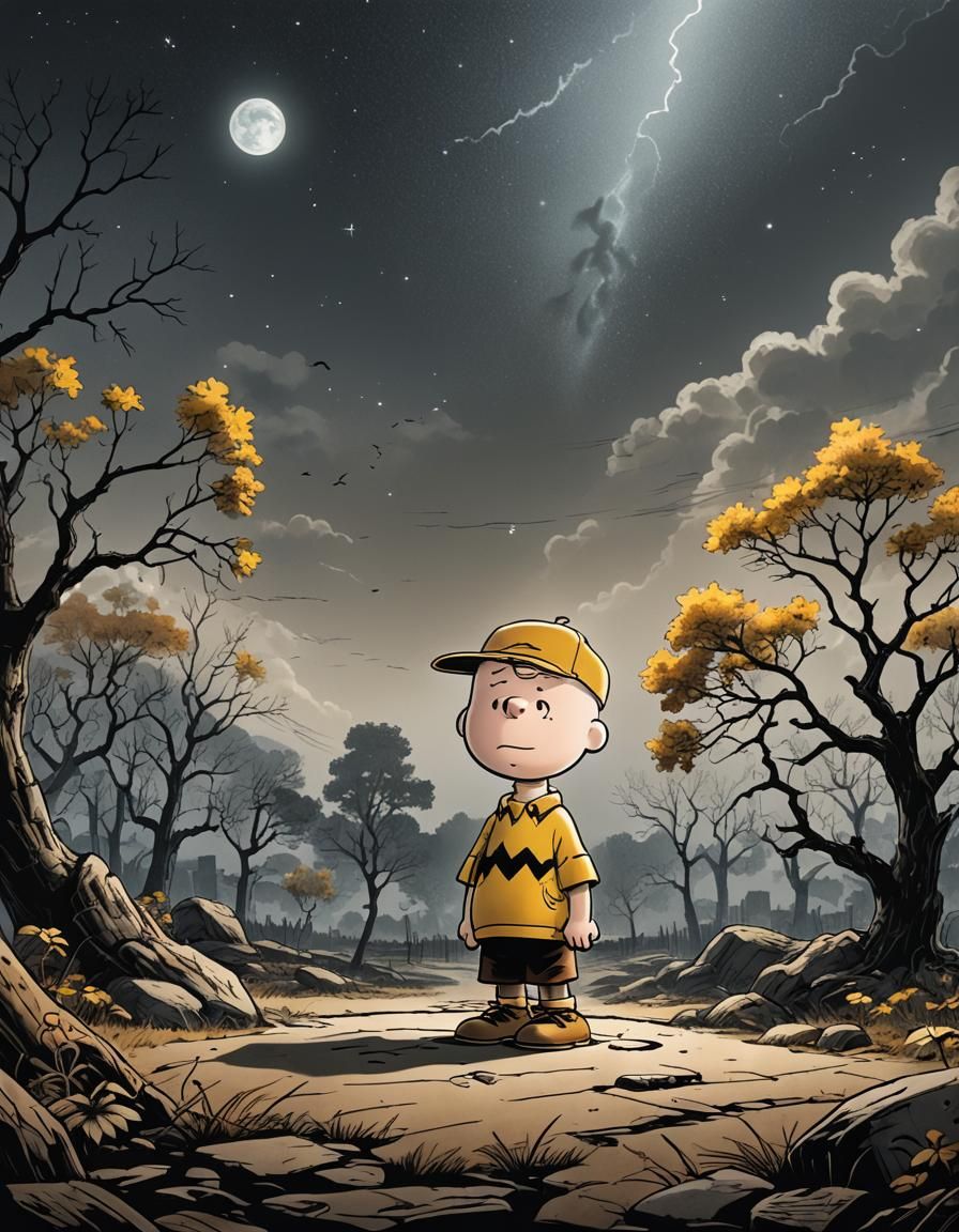 Charlie Brown thought he was taking a shortcut...