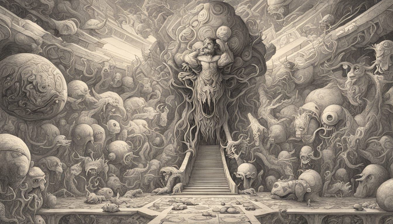 Cosmic Deity in a Mysterious Realm