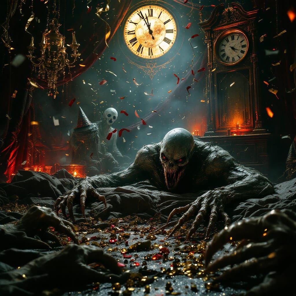 Demonic Monster Lurks at Haunted New Year's Ball