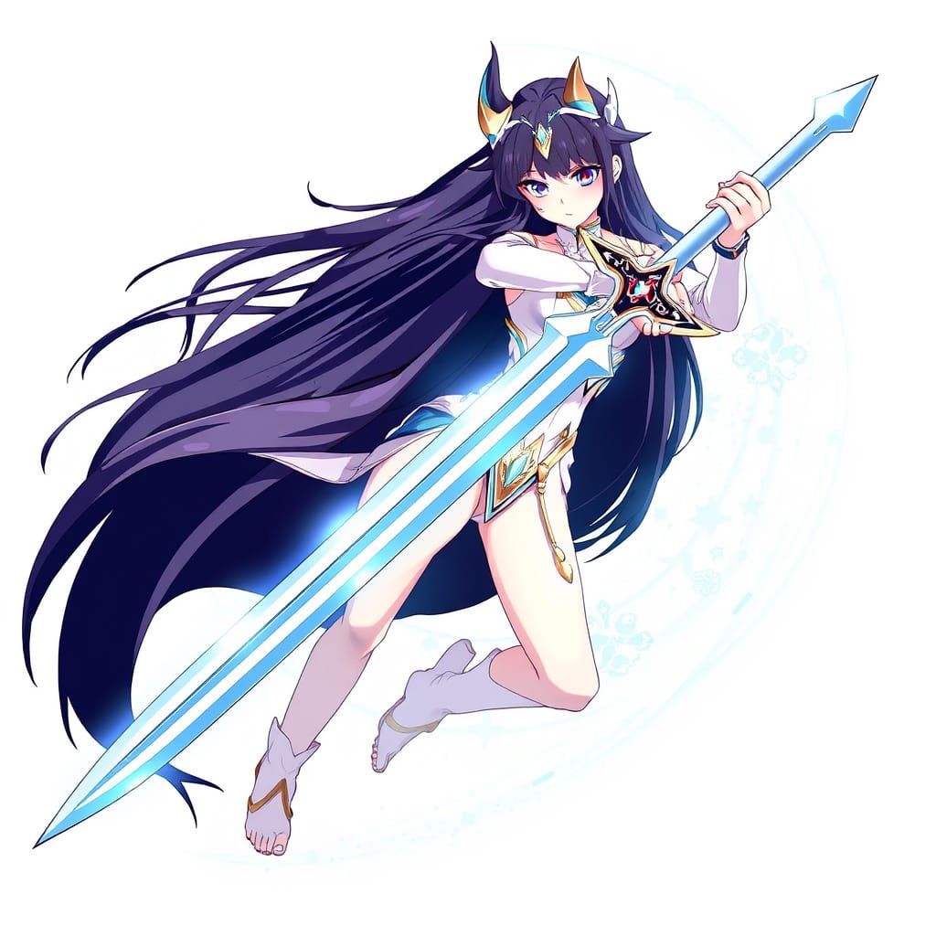 Elegant Samurai in Motion