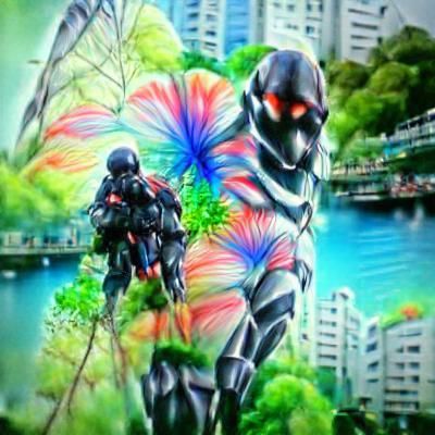 Futuristic Nanosuit in High Definition