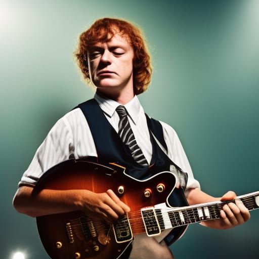 Angus Young: Professional Portrait with Bokeh