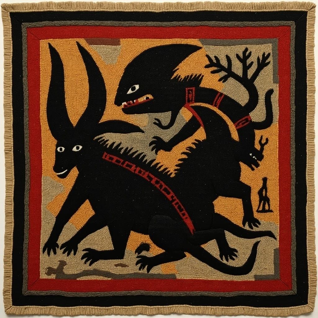 Lemmy Kilmister: Stone Age Silhouette Portrait