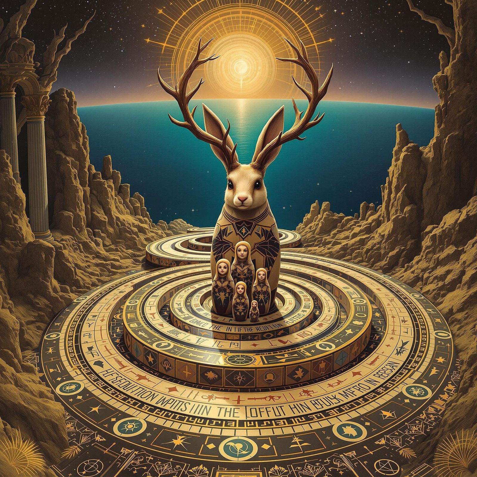 Russian Nesting Jackalope