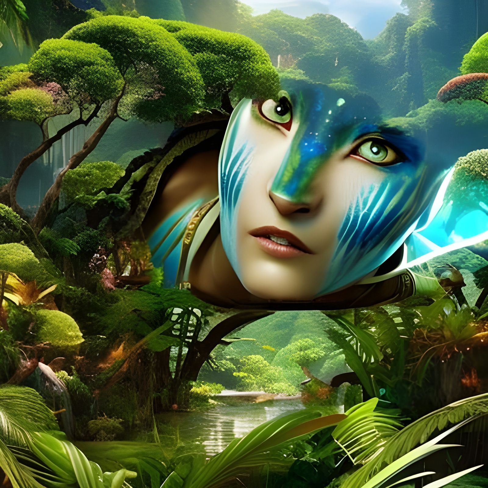 Neytiri Spirit of Avatar and Pandora