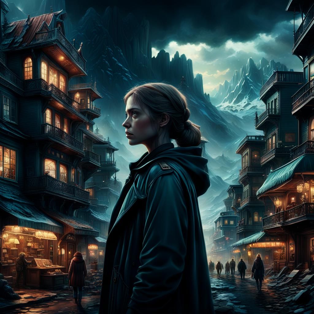 Cinematic Digital Painting of Jolene