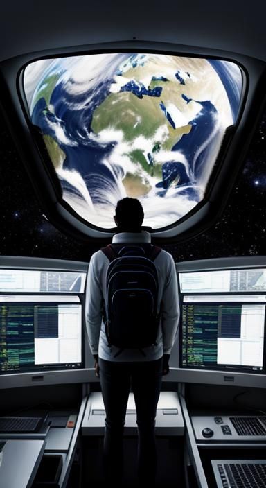 Abstract Inner Space Odyssey Art