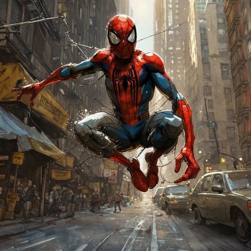 Spider-Man Generated by AI