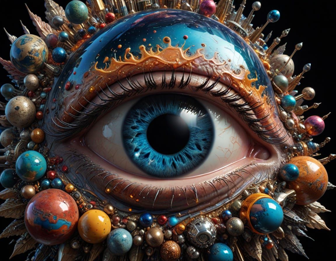Surreal Multiverse: A Hyperrealistic Vision of Cosmic Entiti...