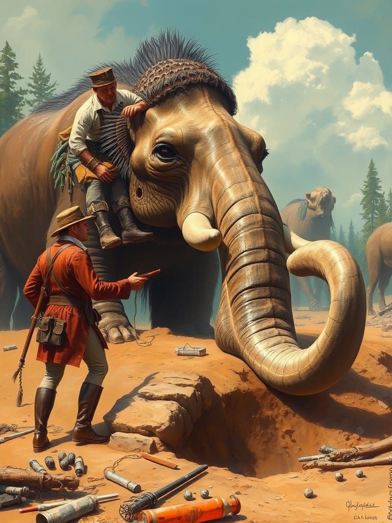 Mastodon Exhumation: Pulp Adventure in Earth Tones