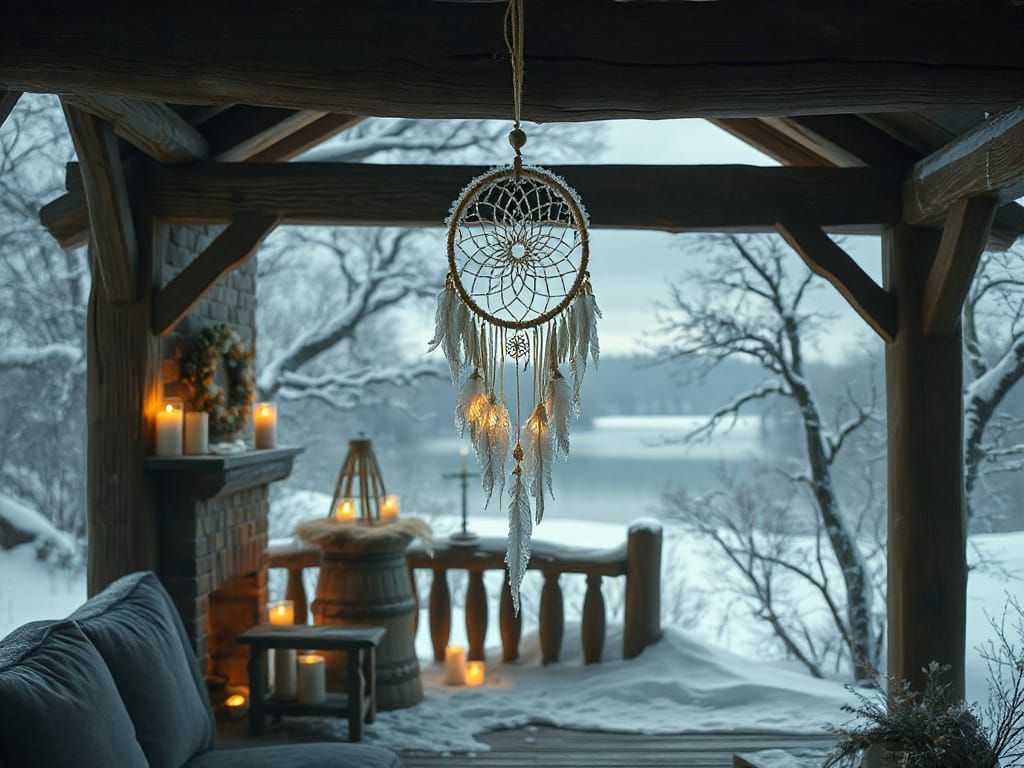 Whimsical Winter Wonderland in Monochromatic Hues