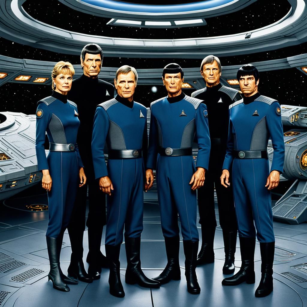 Stargate SG1 Meets Spock on Starship Enterprise