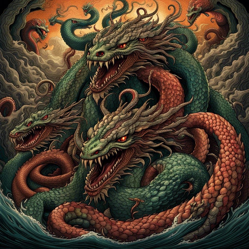 Entanglement of Extradimensional Hydra