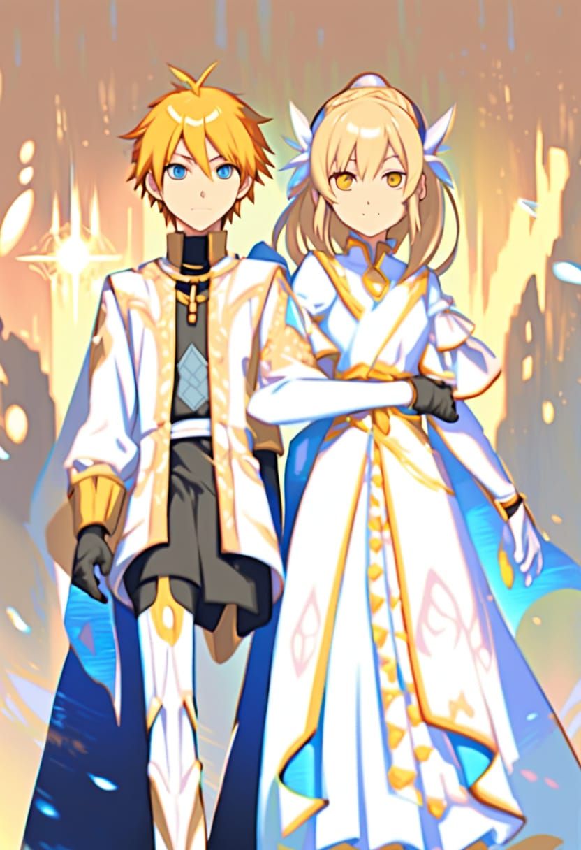 Naruto and Hinata: Anime Style Close-Up