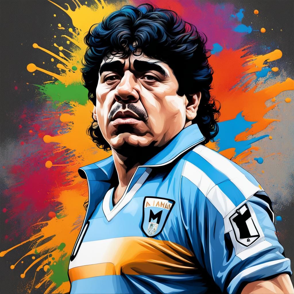 Diego Armando Maradona, y