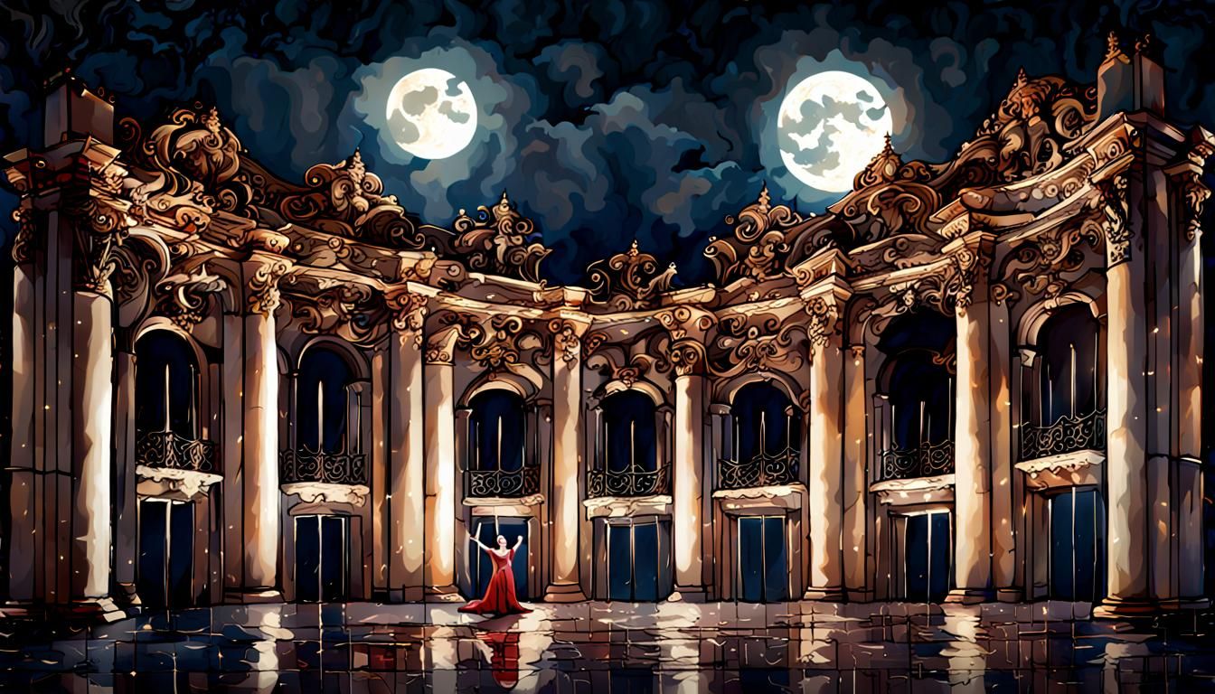 Abstract Night Opera Visualized