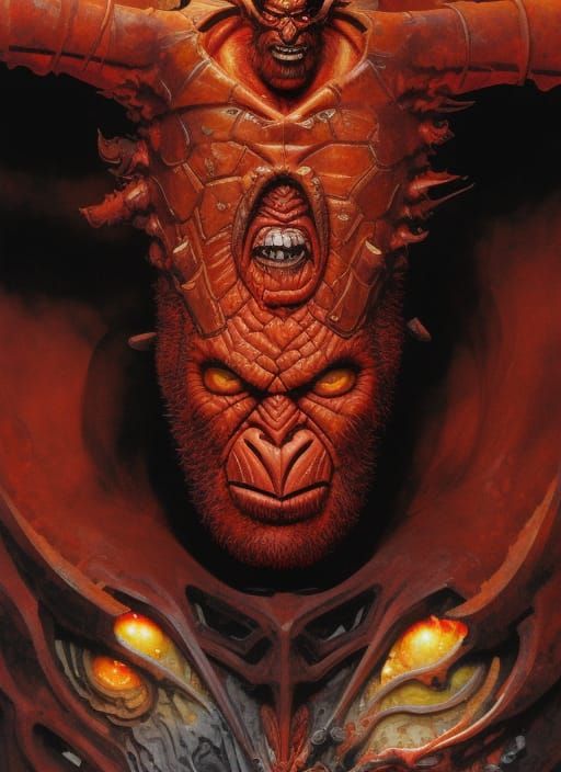 Hellboy x Gorilla Grodd