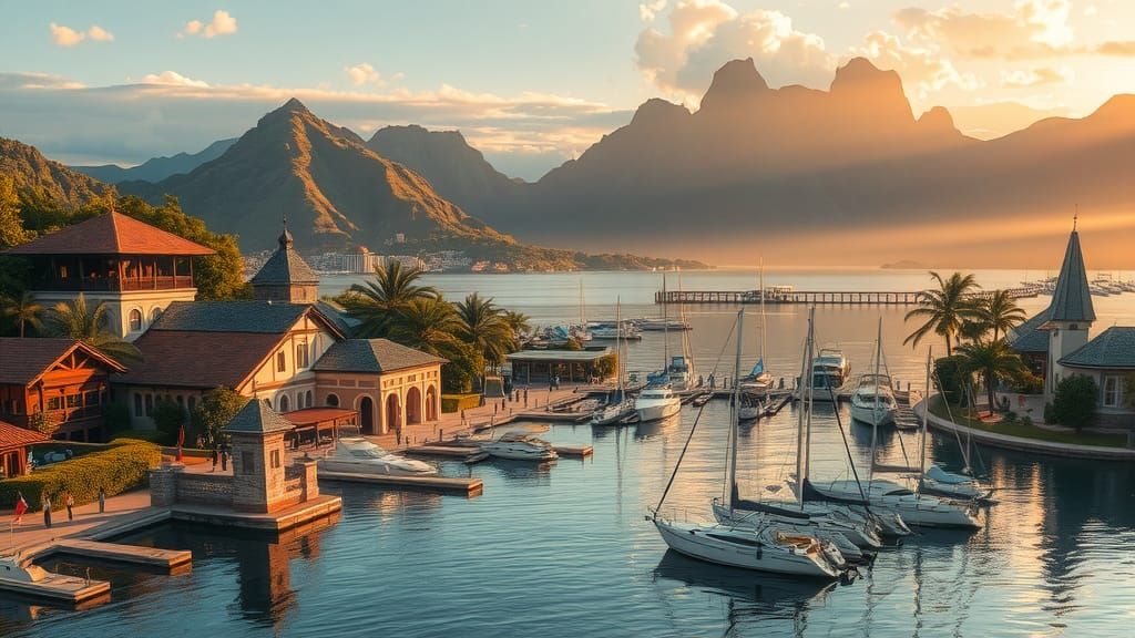 Paradise Found: A Photorealistic Lakefront Sanctuary