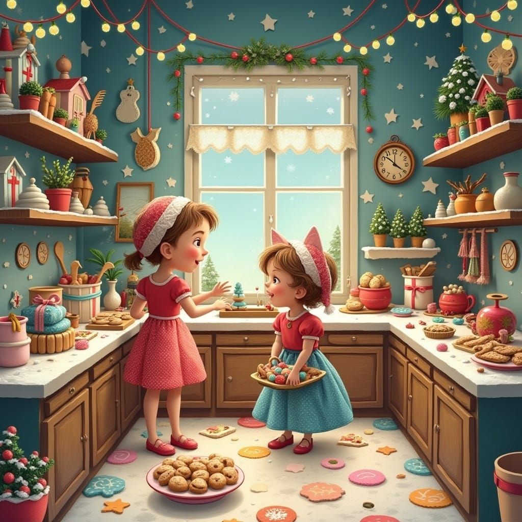 Whimsical Christmas Cookie Baking Adventure
