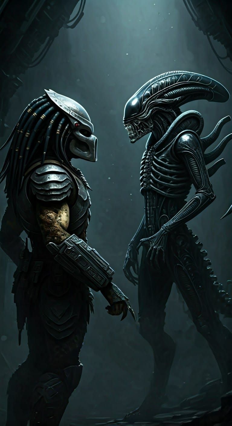 Alien and Predator Face Off in Intense, Oxygen-Starved Confr...