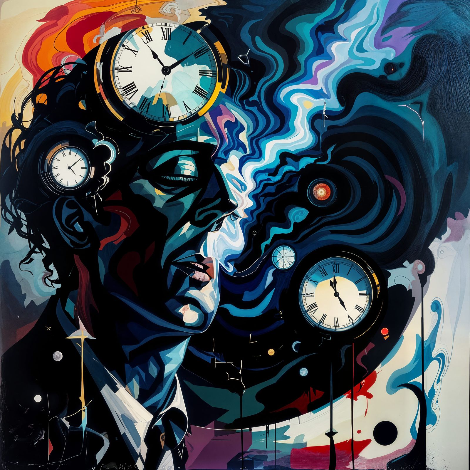 Migraine Dreamscape: Abstract Visual Symphony