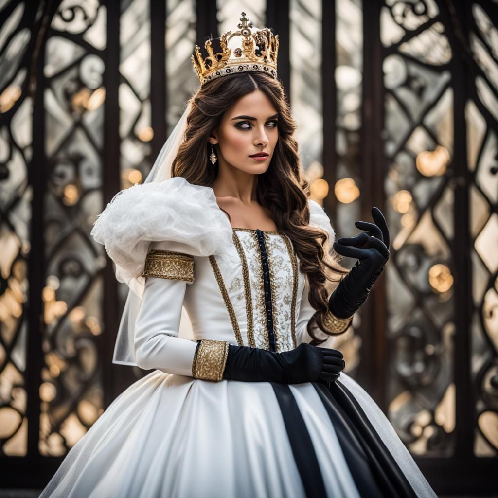 Sorceresses Face Off in Castle, Professional Photography