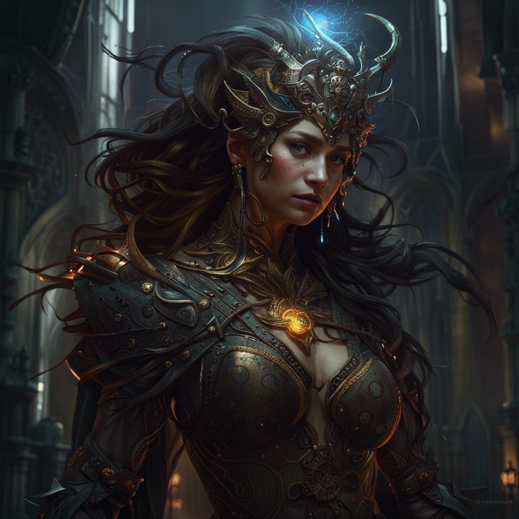 Dark Fantasy Human Hybrid Concept Art