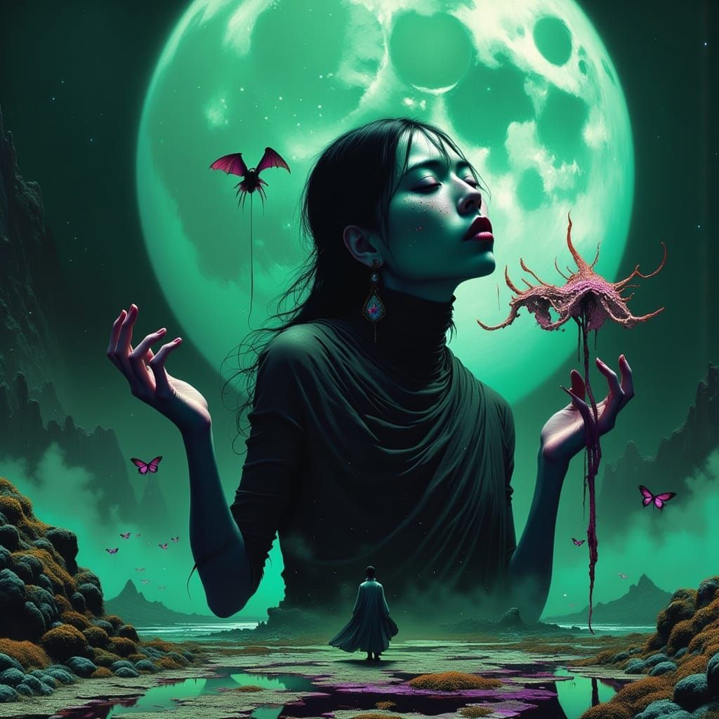 Dreamlike Figure in Ultra-High Resolution