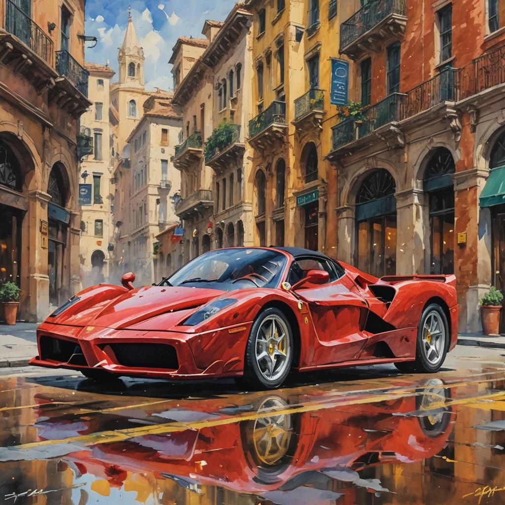a ferrari enzo