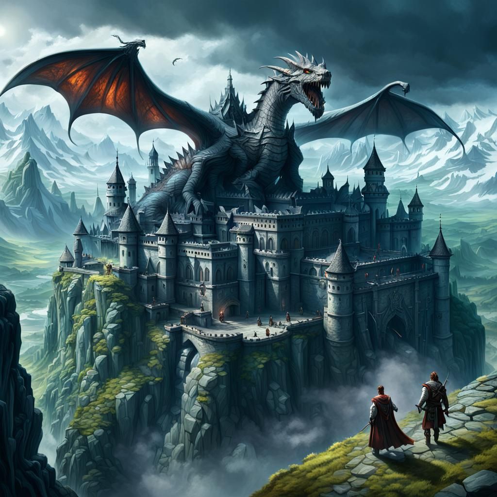 Epic Dungeons and Dragons Cinematic Digital Painting