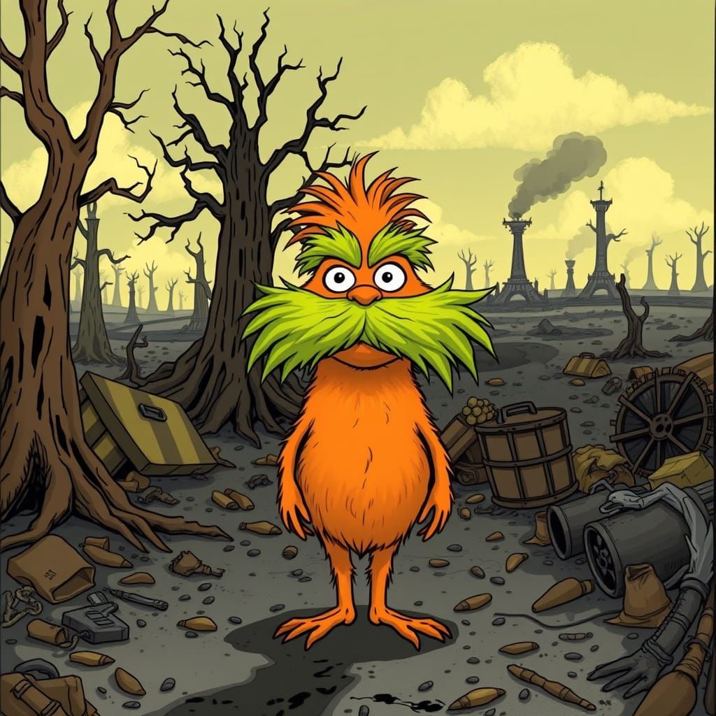 Whimsical Warning of the Desolate Earth