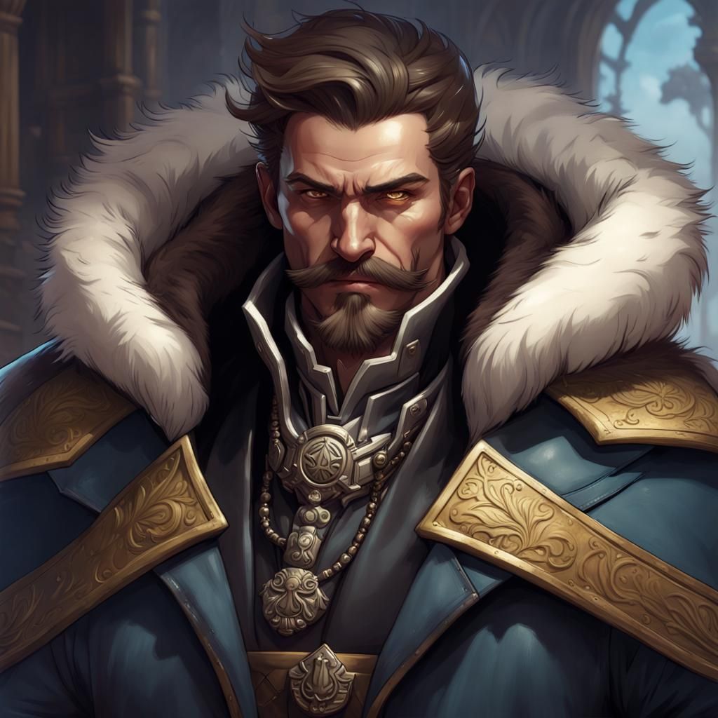 Rogue Trader in Comic Style, Warhammer 40K