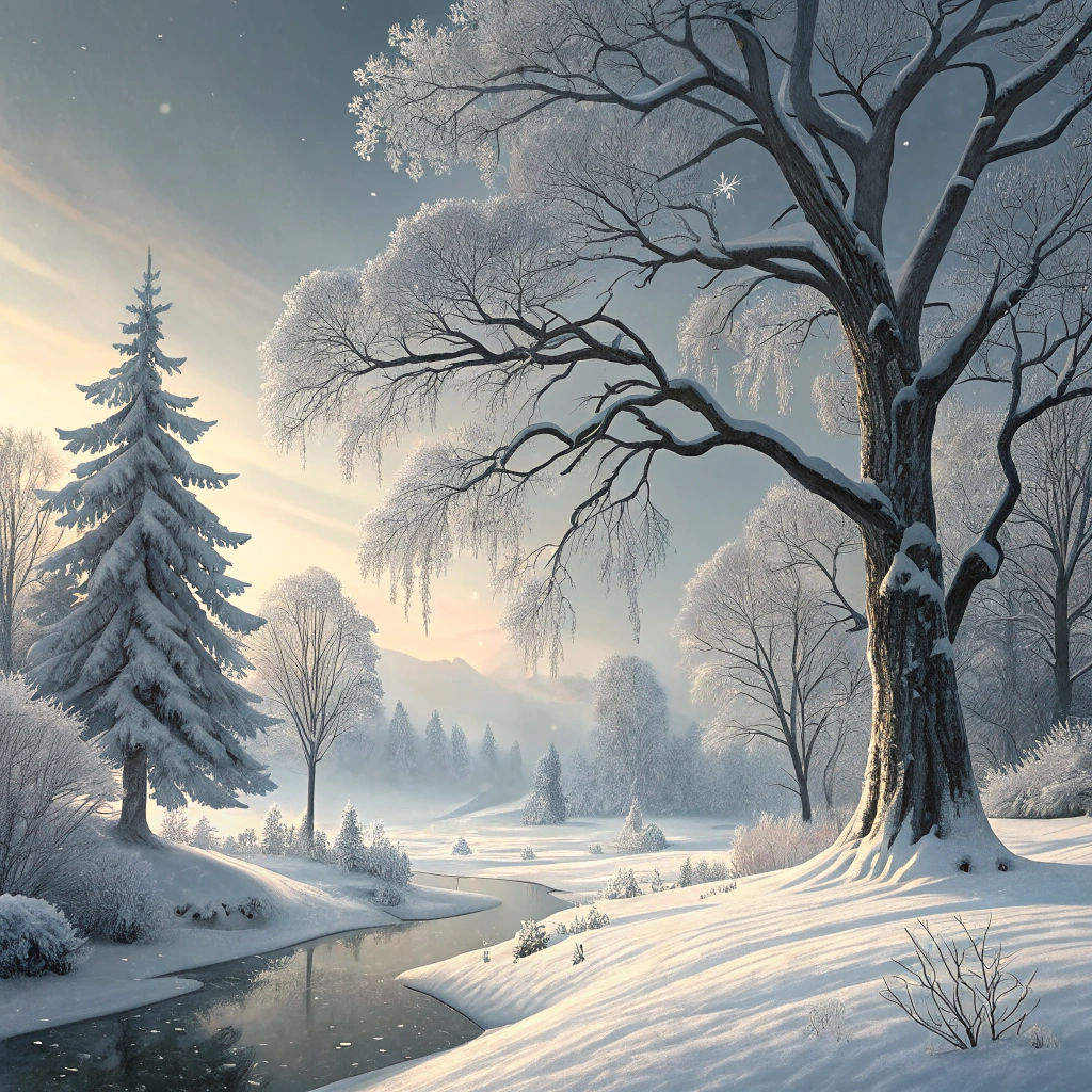 Simple Winter Landscape