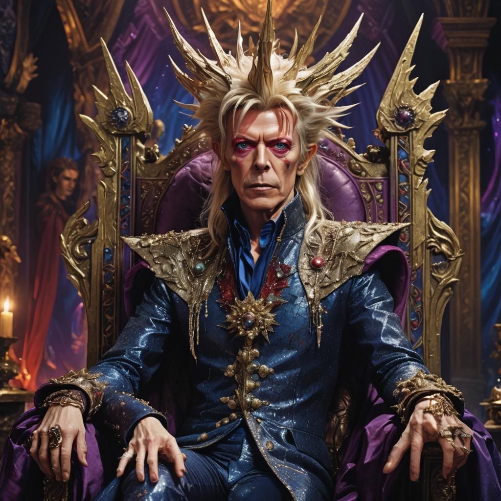 Goblin King's Throne: Hyperrealistic Concept Art