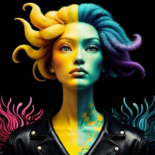 Psychedelic Surrealism: A Vibrant, Photorealistic Dreamscape