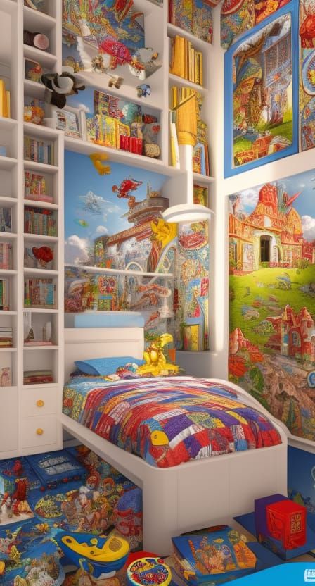 Cute little boy’s bedroom