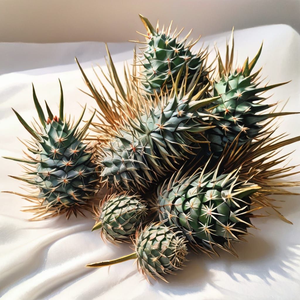 Silk vibrant oil painting with soft brushstrokes and texture...