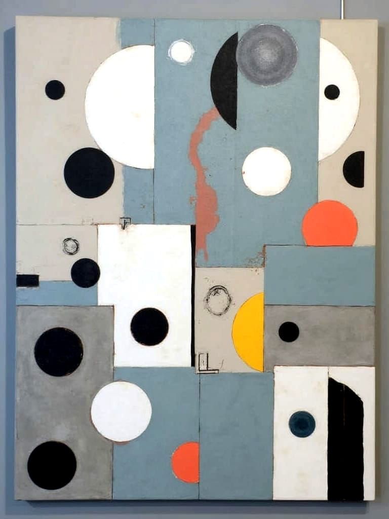 Monumental Sculpture with Minimalist Abstract Design