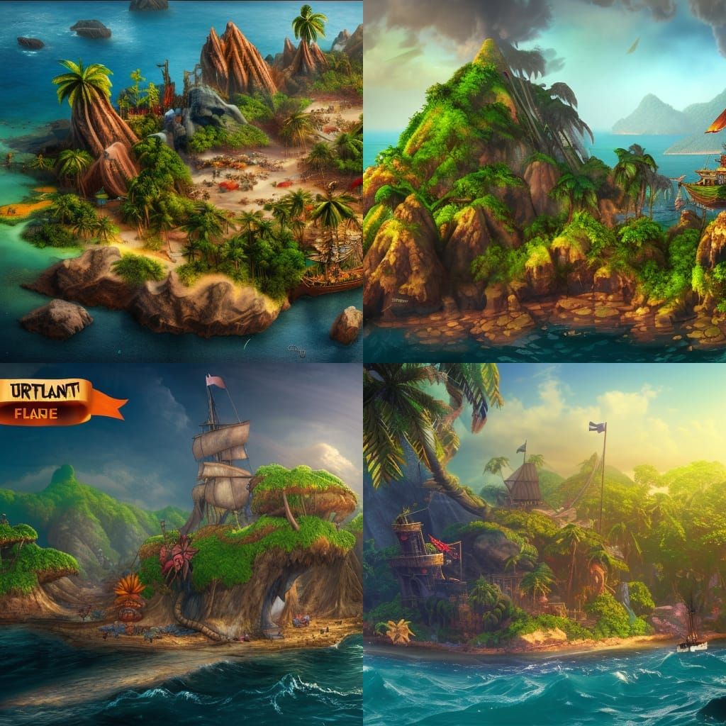 Fantastical Pirate City on Jungle Island