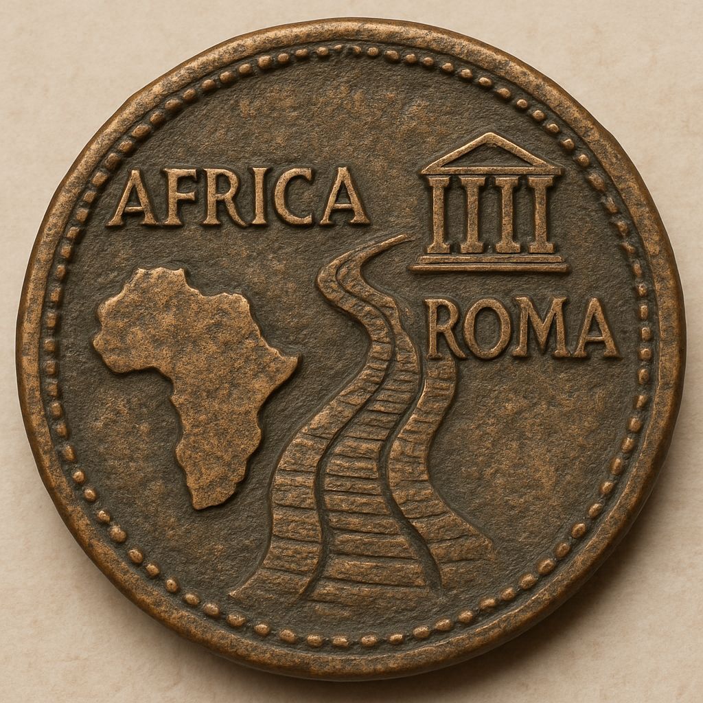 Ancient Coin: Road From Africa to Rome