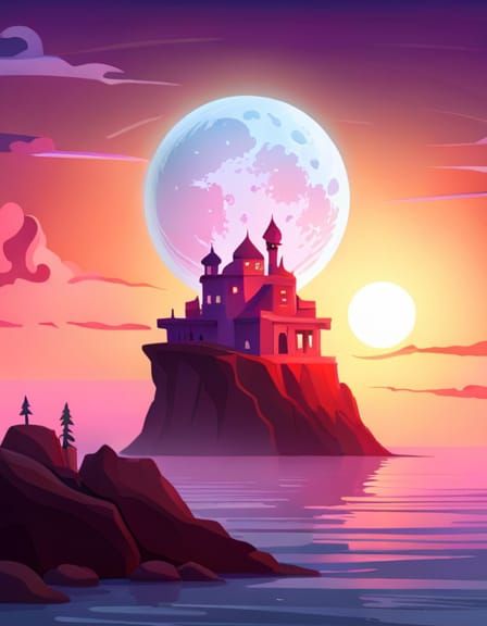 Friendly Alien Portrait in Art of Illusion Style