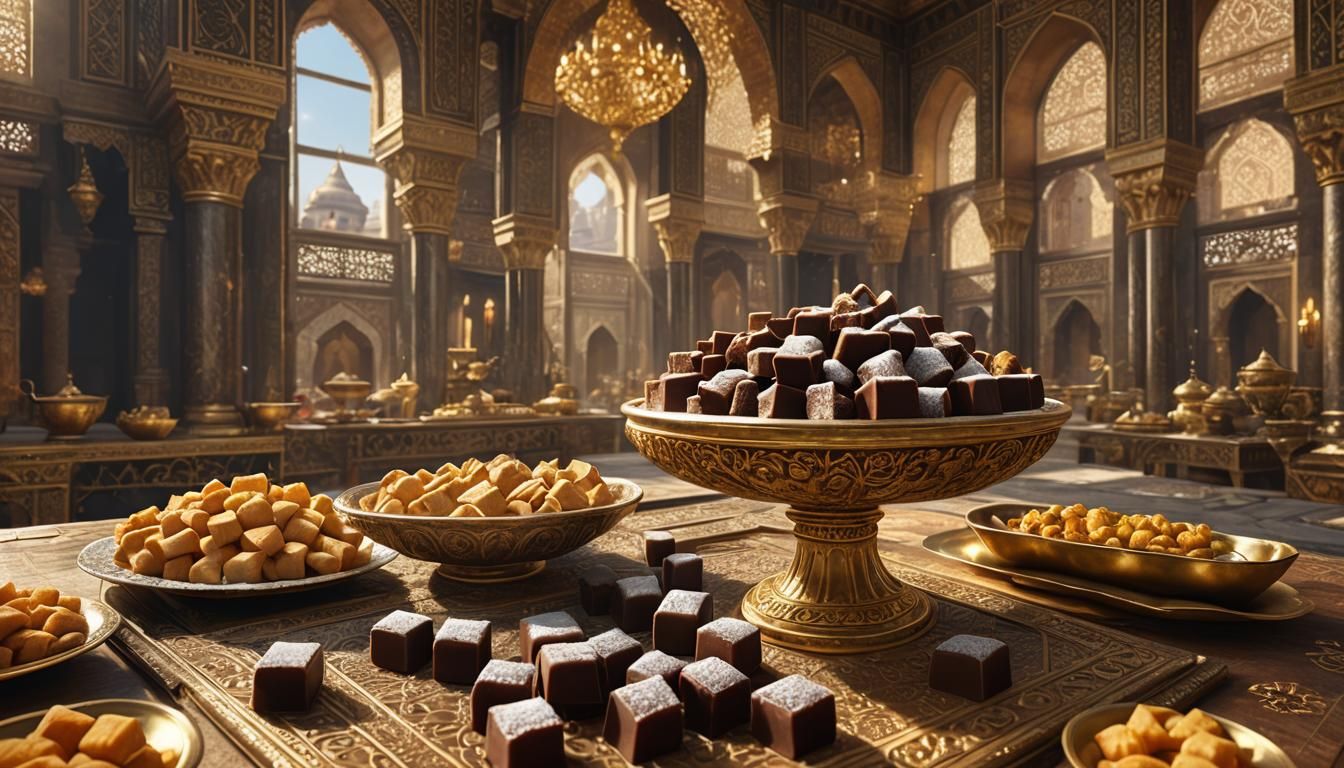 Middle Eastern Sweets in an Islamic Palace