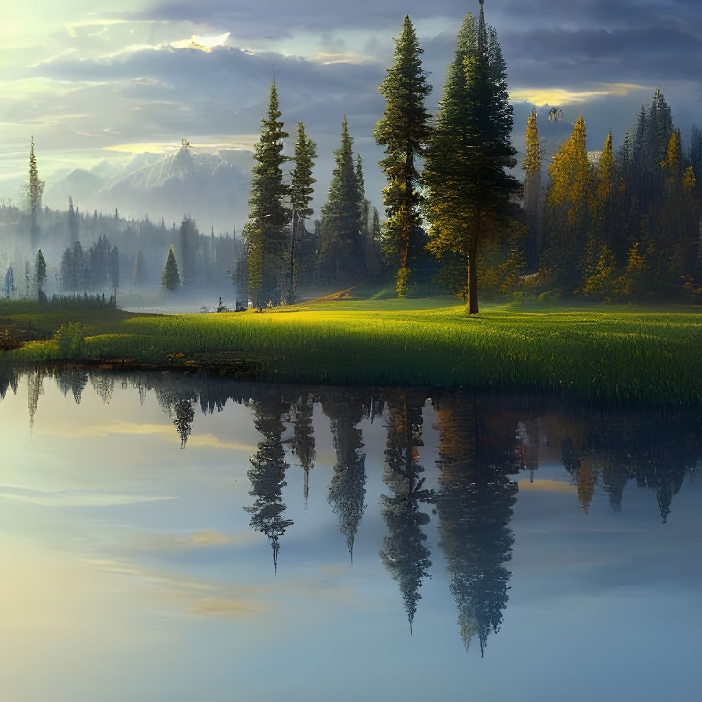 Majestic Landscape Vista: High-Resolution Photography