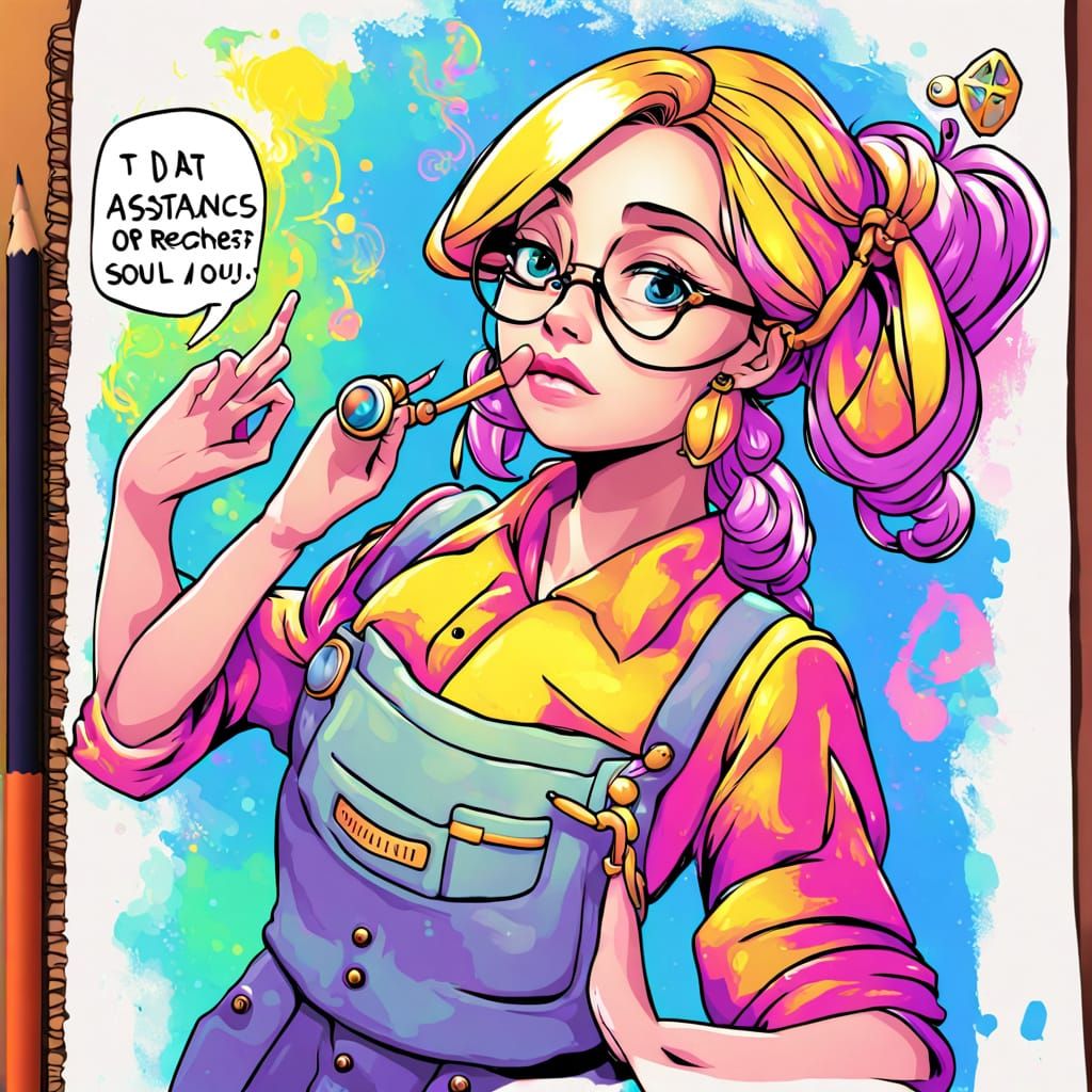 AI Assistant Reports Status in Vibrant Full Color