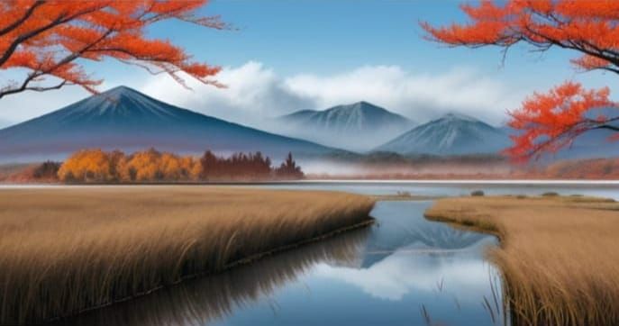 Senjōgahara Marshland Autumn Scene