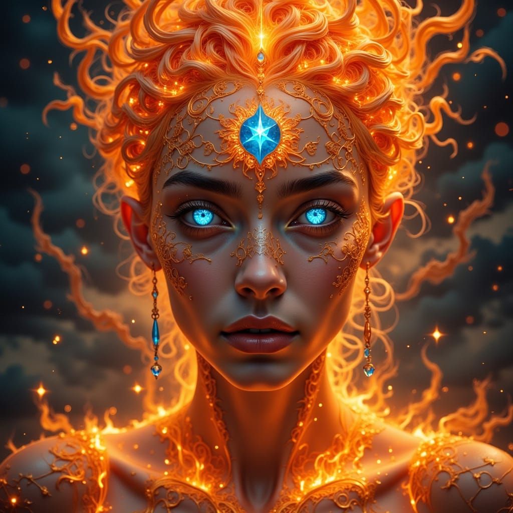 Fiery Goddess of Light and Dark