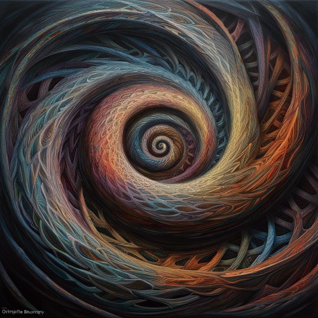 Eternal Void: Multidimensional String Patterns in 3D